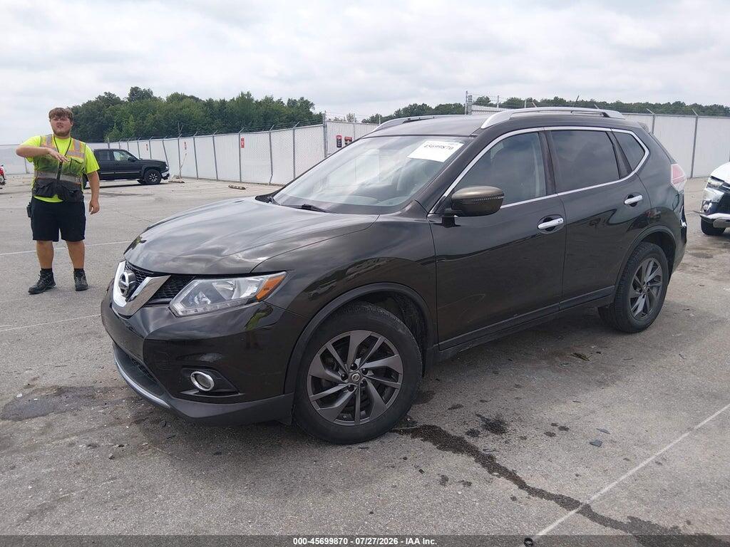 KNMAT2MV9GP687039 2016 NISSAN ROGUE photo no. 2