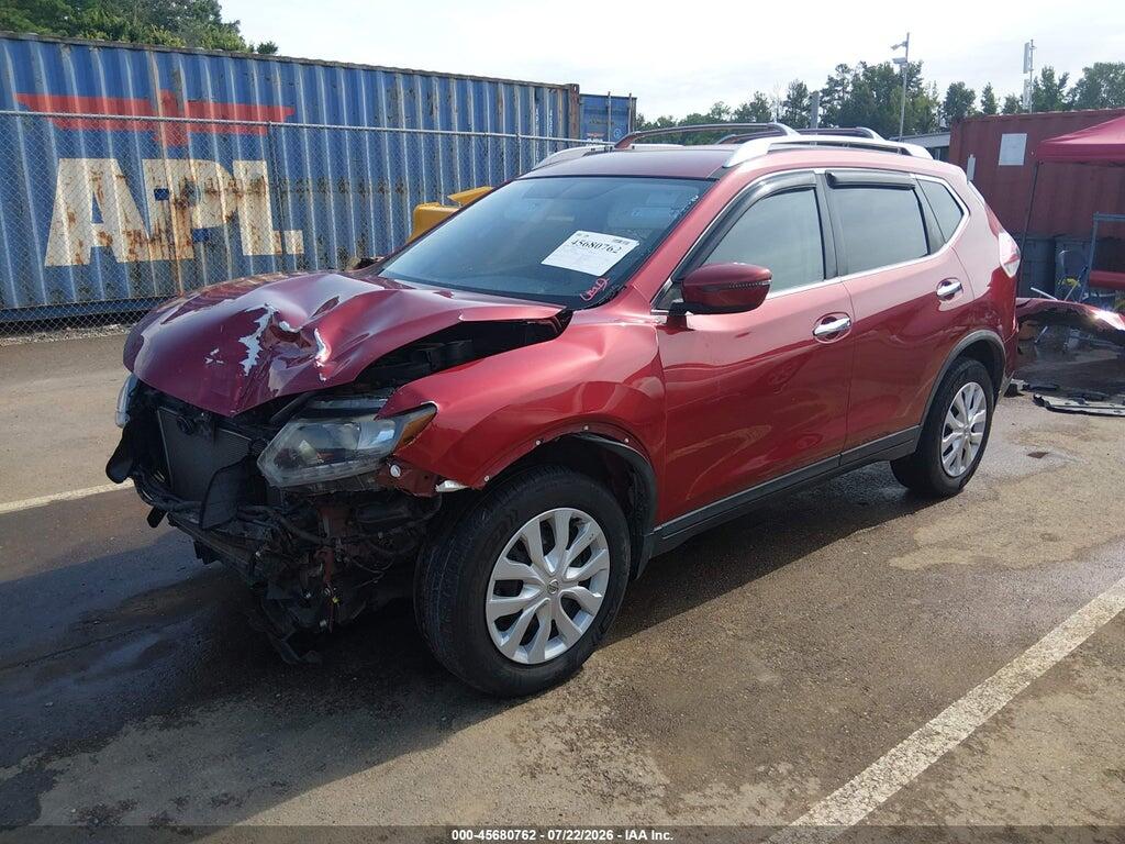 KNMAT2MT1GP679483 2016 NISSAN ROGUE photo no. 2