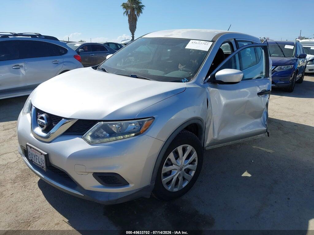 KNMAT2MT9GP696239 2016 NISSAN ROGUE photo no. 2