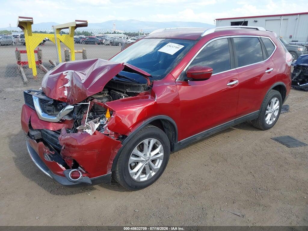 KNMAT2MV8GP716949 2016 NISSAN ROGUE photo no. 2
