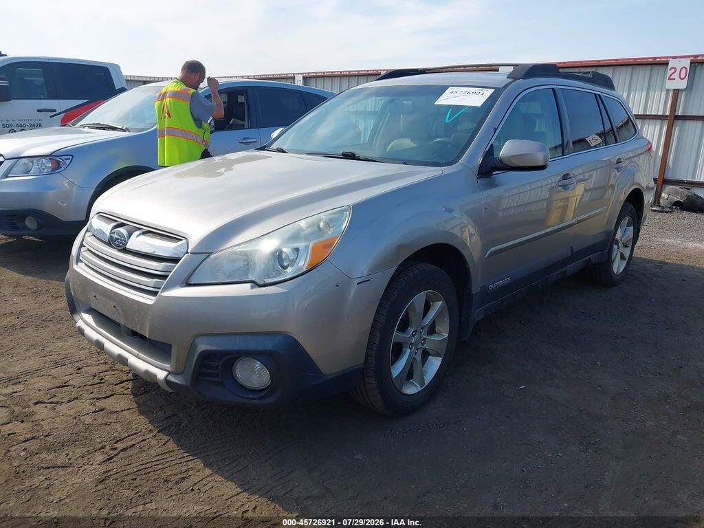 4S4BRBLCXE3221655 2014 SUBARU OUTBACK photo no. 2