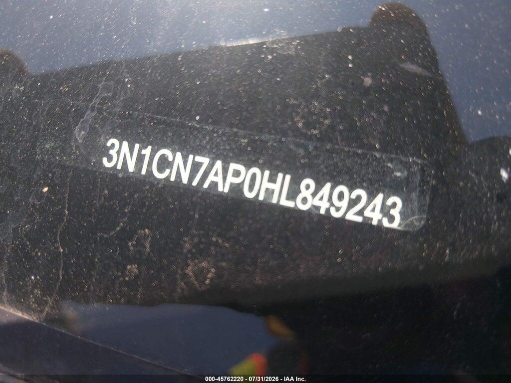 3N1CN7AP0HL849243 2017 NISSAN VERSA photo no. 12