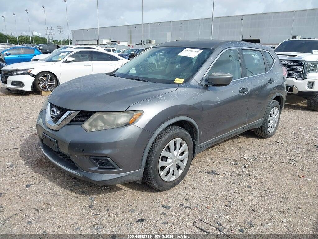 KNMAT2MT0GP612017 2016 NISSAN ROGUE photo no. 2