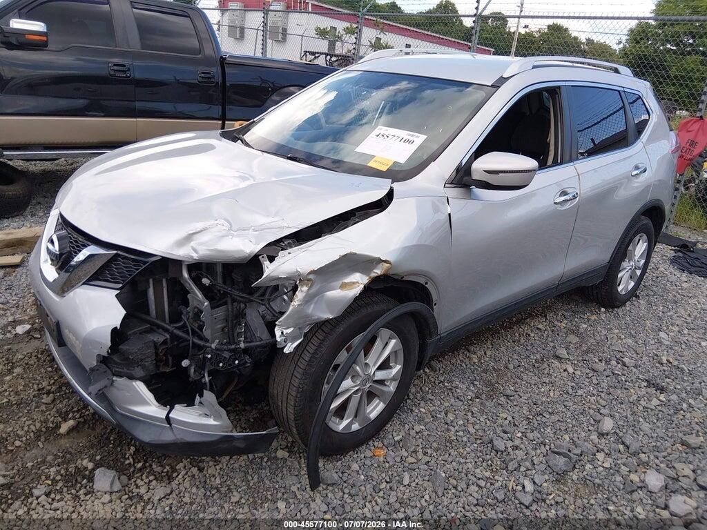 KNMAT2MV1GP616661 2016 NISSAN ROGUE photo no. 2