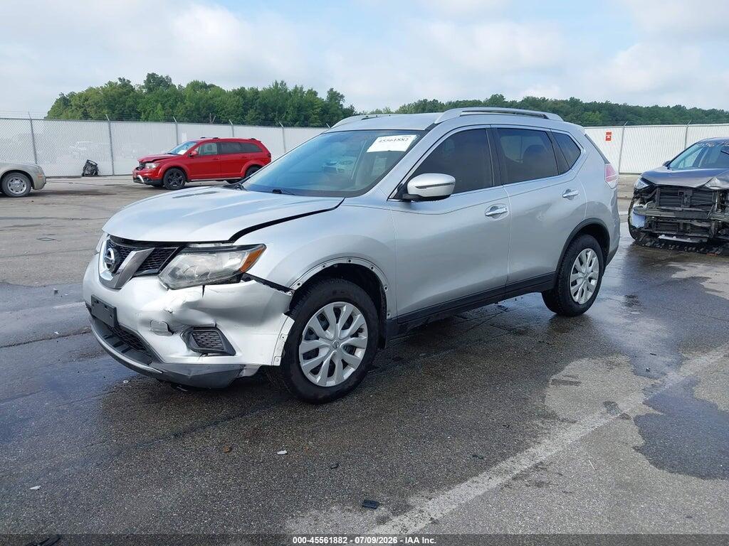 KNMAT2MV0GP595835 2016 NISSAN ROGUE photo no. 2