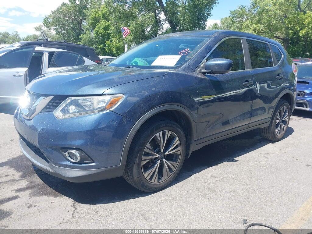 KNMAT2MT0GP630730 2016 NISSAN ROGUE photo no. 2