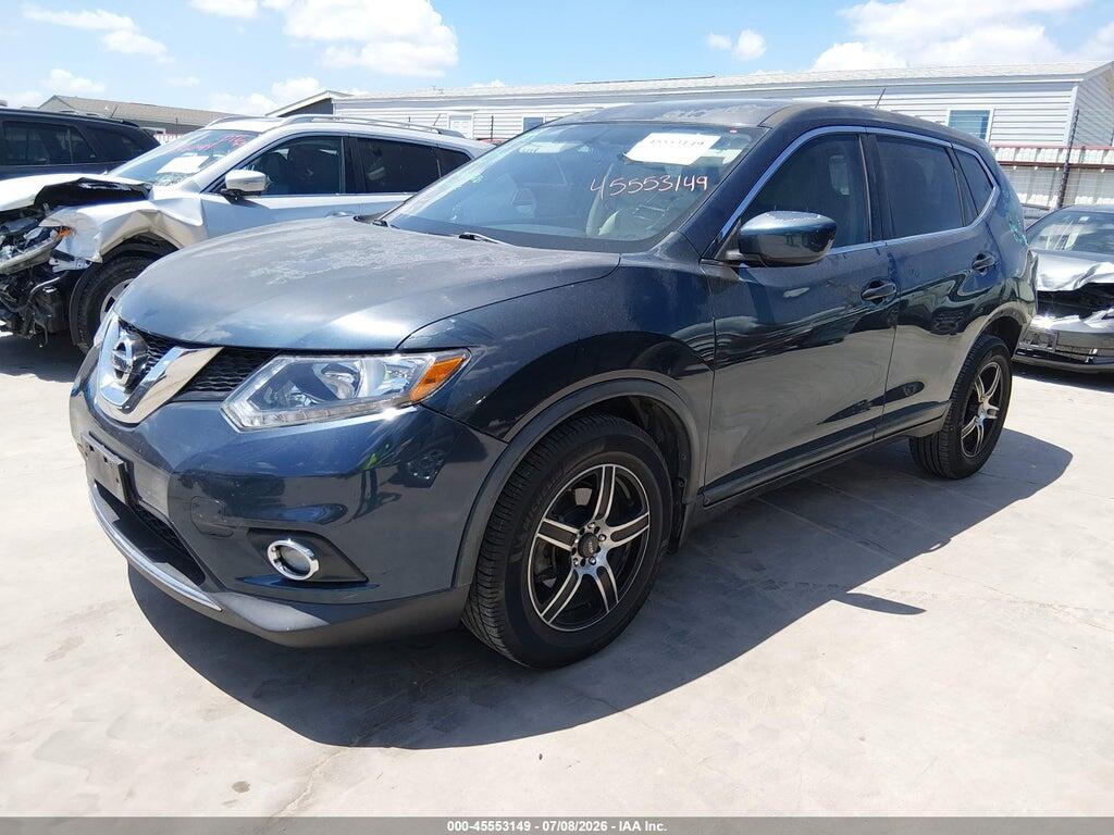 KNMAT2MT0GP641744 2016 NISSAN ROGUE photo no. 2