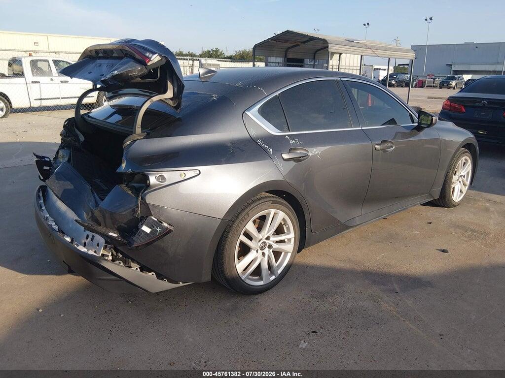 JTHA81F29M5046686 2021 LEXUS IS 300 photo no. 4