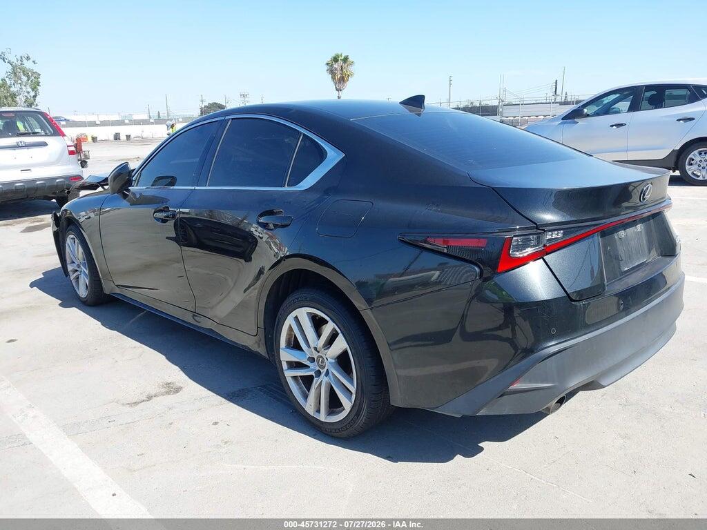 JTHCA1D22M5114858 2021 LEXUS IS 300 photo no. 3