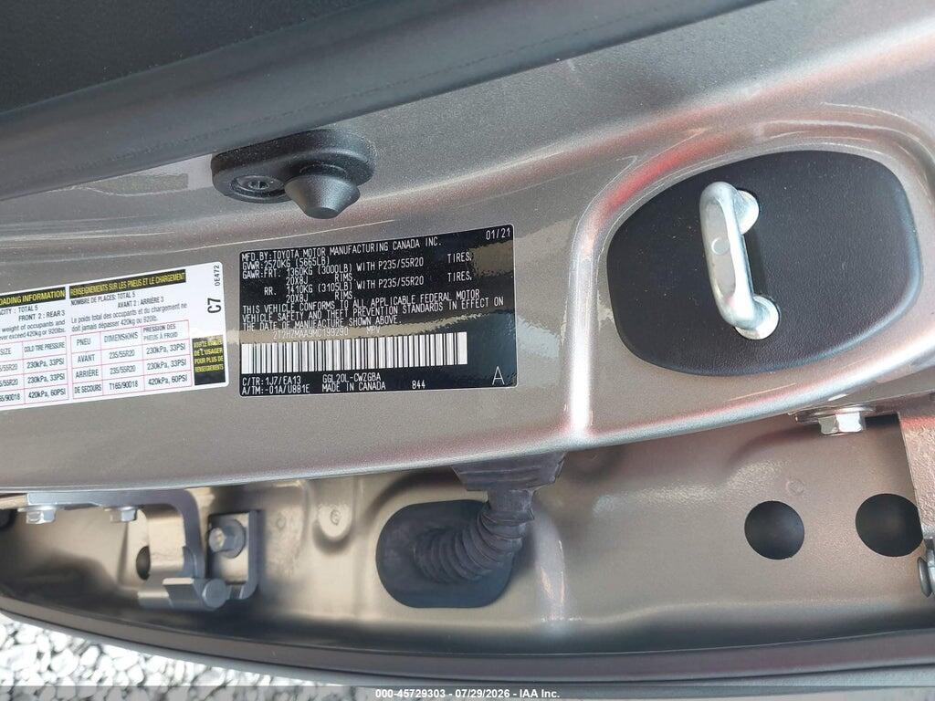 2T2HZMAA9MC199290 2021 LEXUS RX 350 photo no. 9