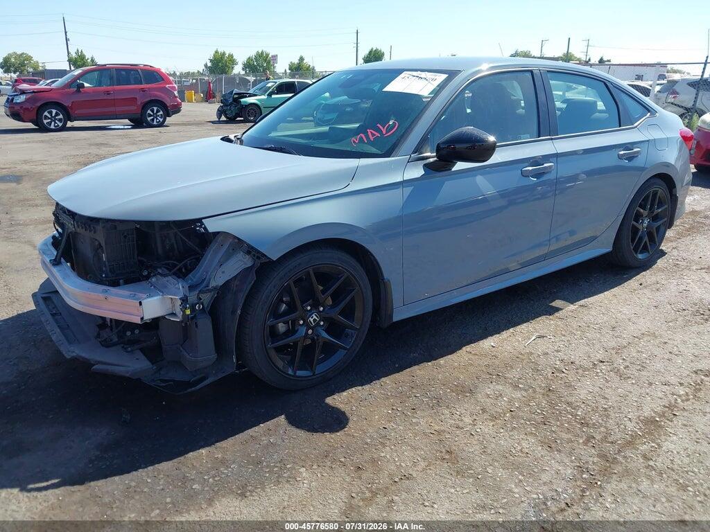 2HGFE2F55NH551507 2022 HONDA CIVIC photo no. 2