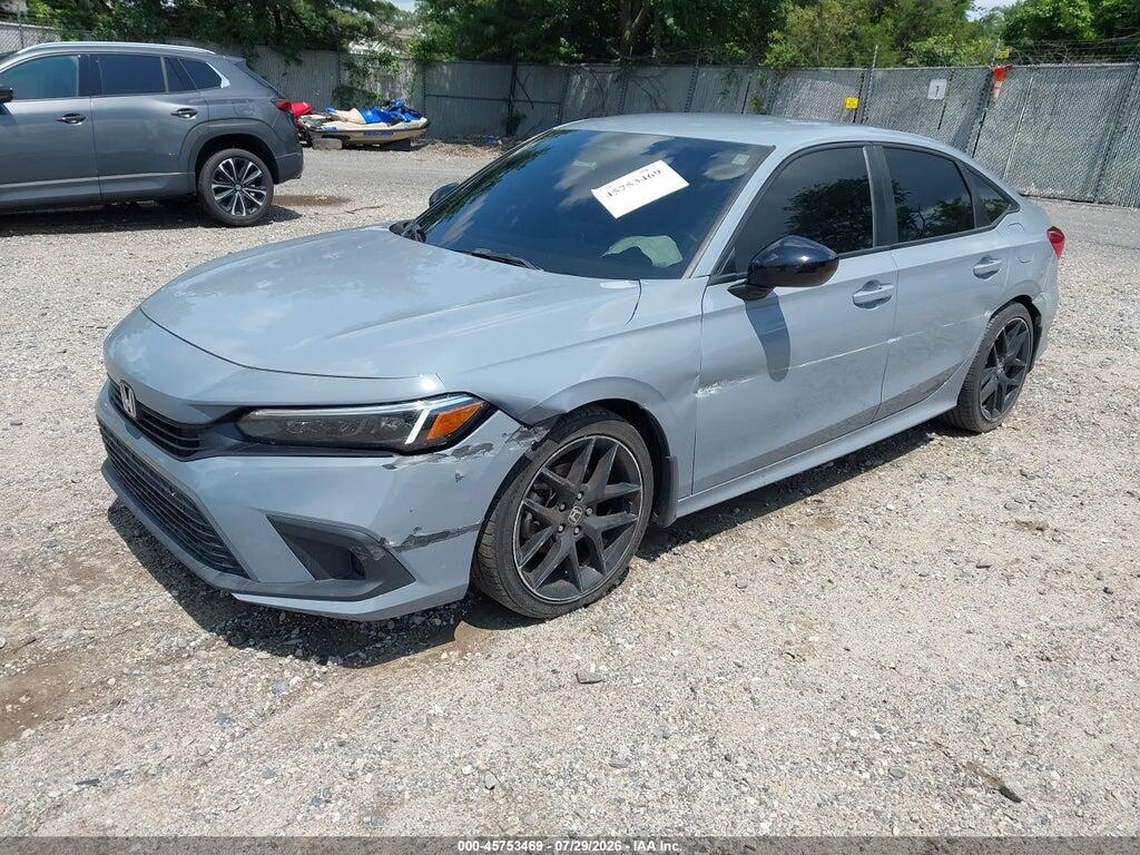 2HGFE2F50NH566657 2022 HONDA CIVIC photo no. 2