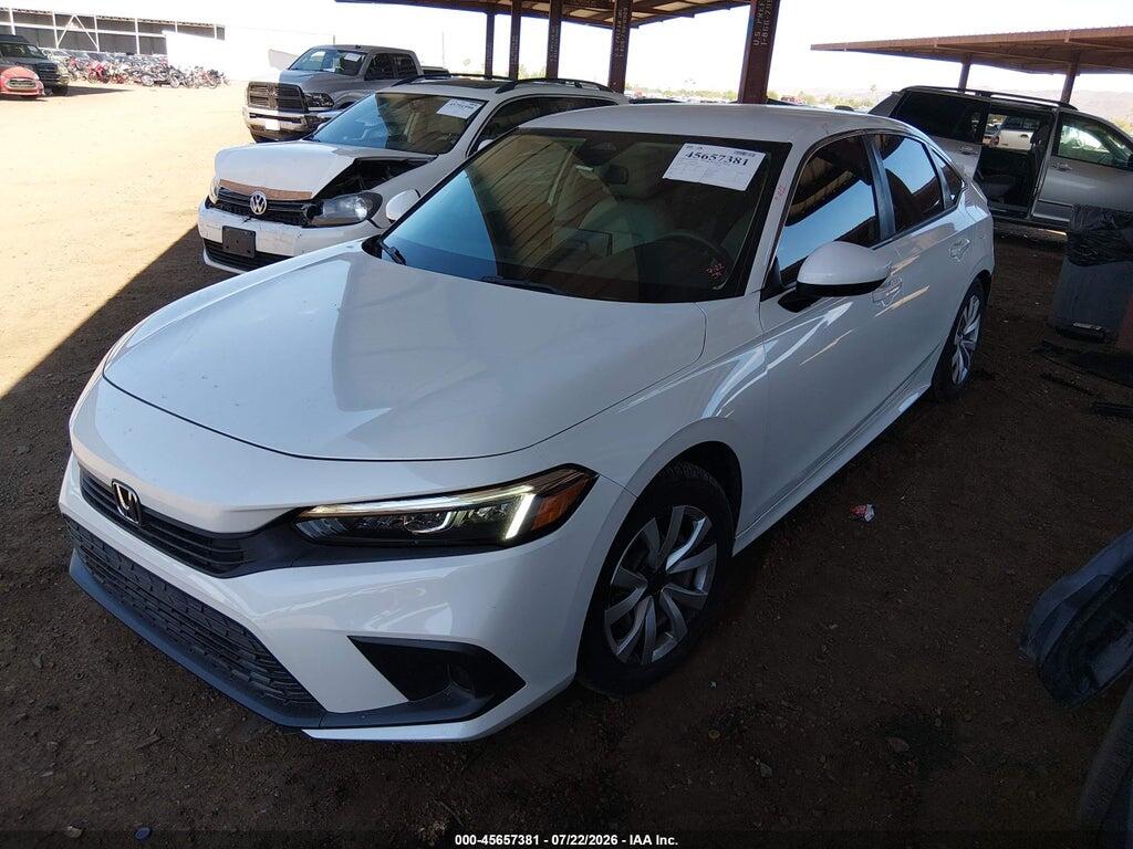 2HGFE2F23NH513148 2022 HONDA CIVIC photo no. 2