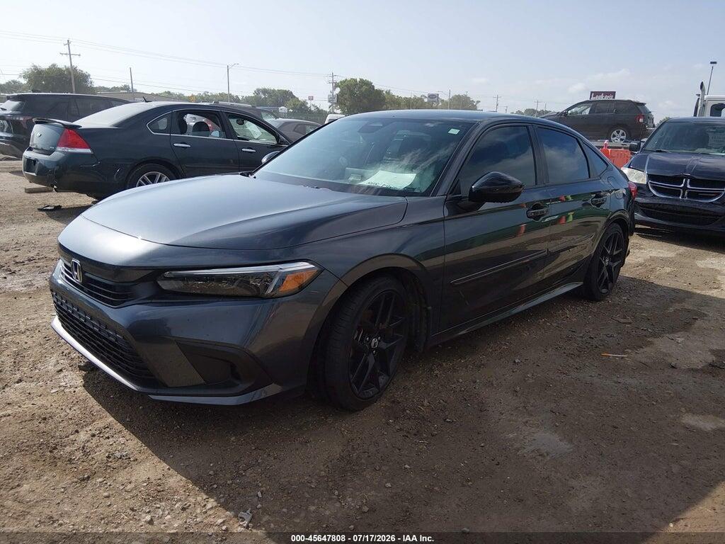 2HGFE2F57NH600187 2022 HONDA CIVIC photo no. 2