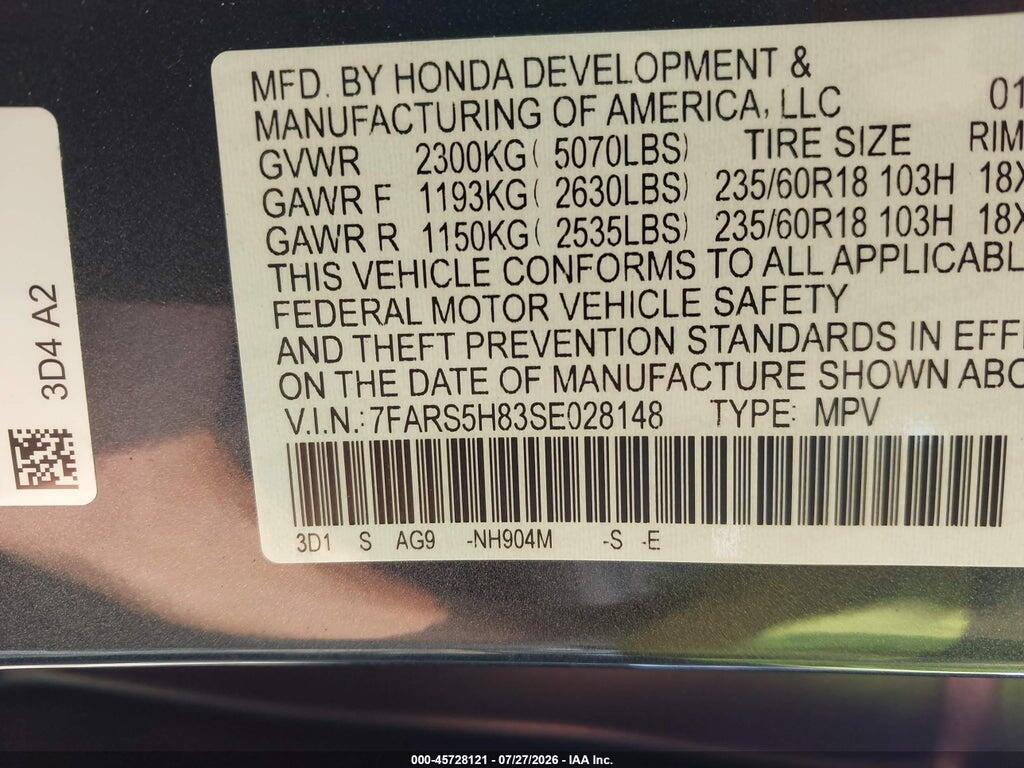 7FARS5H83SE028148 2025 HONDA CR-V HYBRID photo no. 9