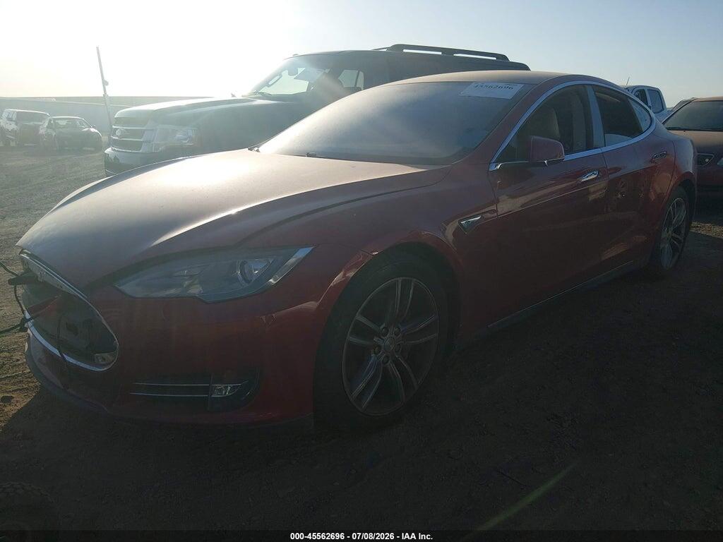 5YJSA1H11EFP45017 2014 TESLA MODEL S photo no. 2