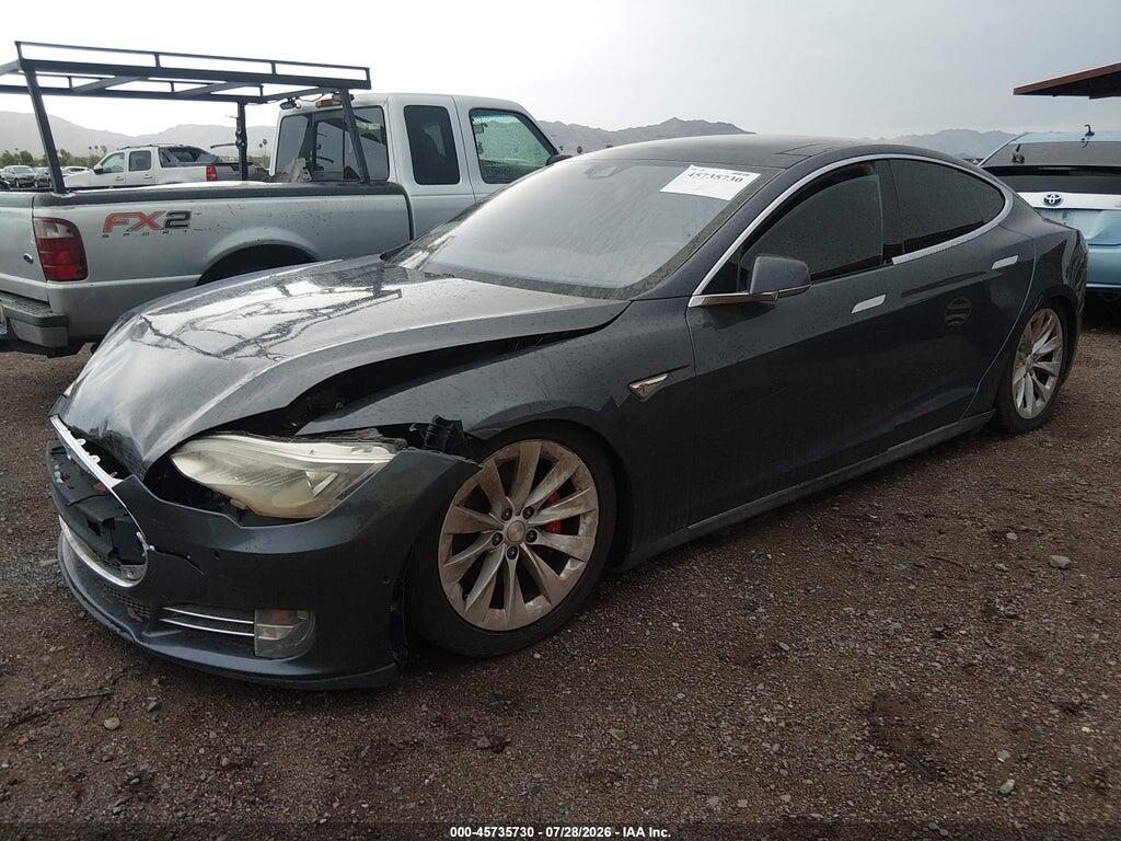 5YJSA1H21EFP65972 2014 TESLA MODEL S photo no. 2