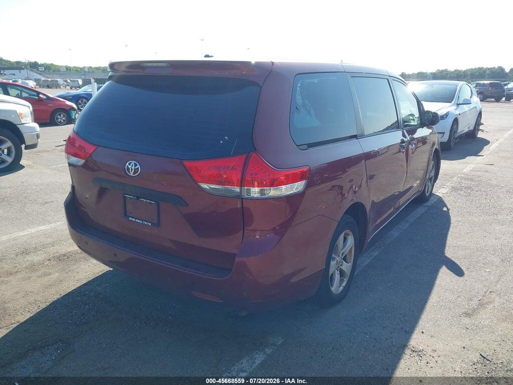 5TDZK3DC9ES504493 2014 TOYOTA SIENNA photo no. 4