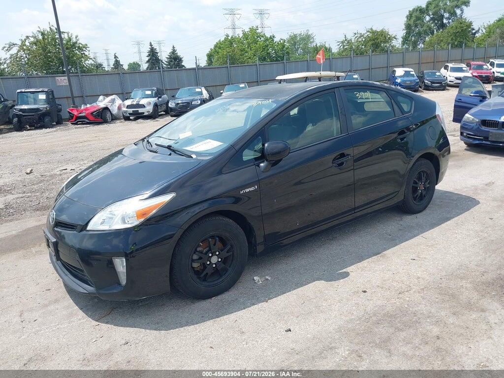 JTDKN3DU5E1798280 2014 TOYOTA PRIUS photo no. 2