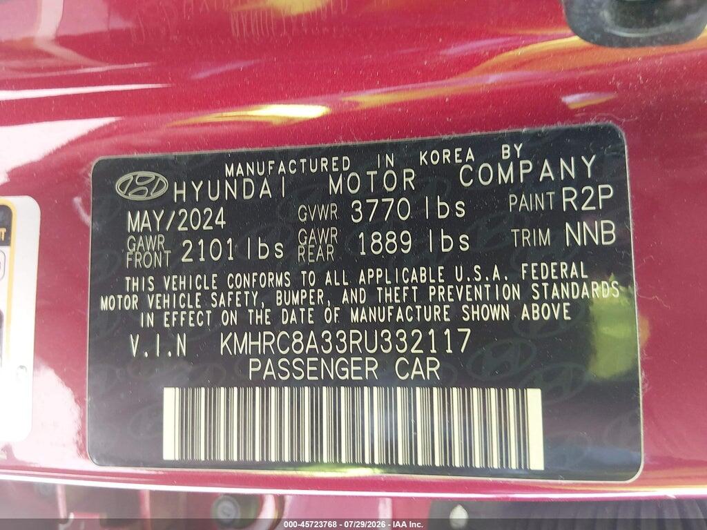 KMHRC8A33RU332117 2024 HYUNDAI VENUE photo no. 9