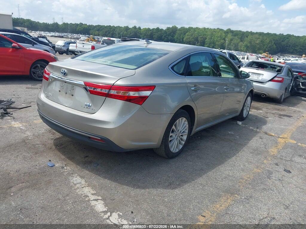 4T1BD1EB6EU022626 2014 TOYOTA AVALON HYBRID photo no. 4