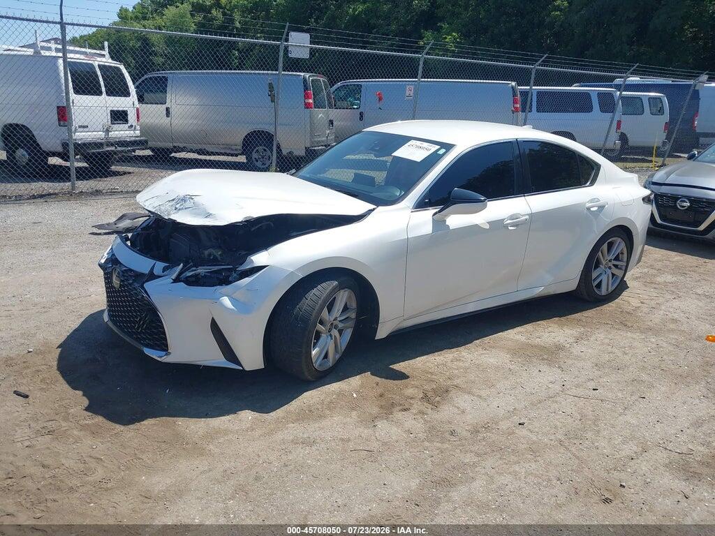 JTHAA1D2XM5116686 2021 LEXUS IS 300 photo no. 2