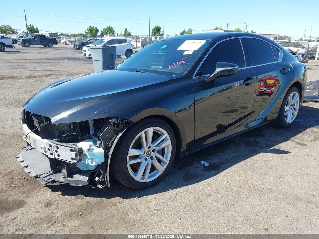 JTHAA1D27M5109551 2021 LEXUS IS 300 photo no. 2