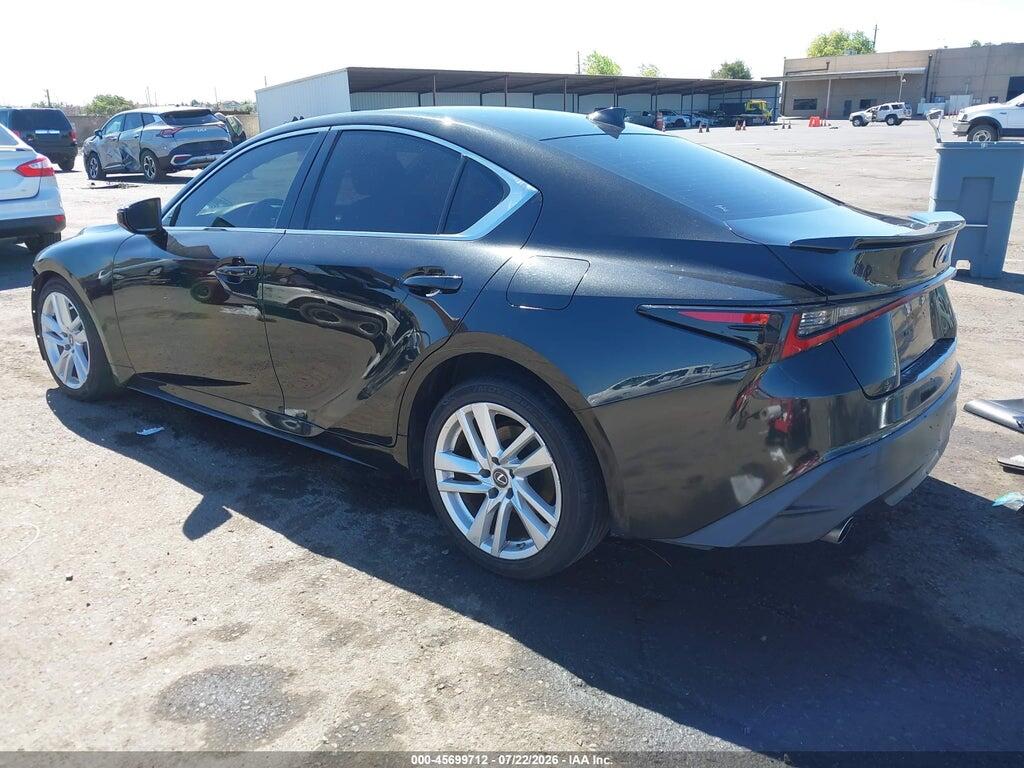 JTHAA1D27M5109551 2021 LEXUS IS 300 photo no. 3