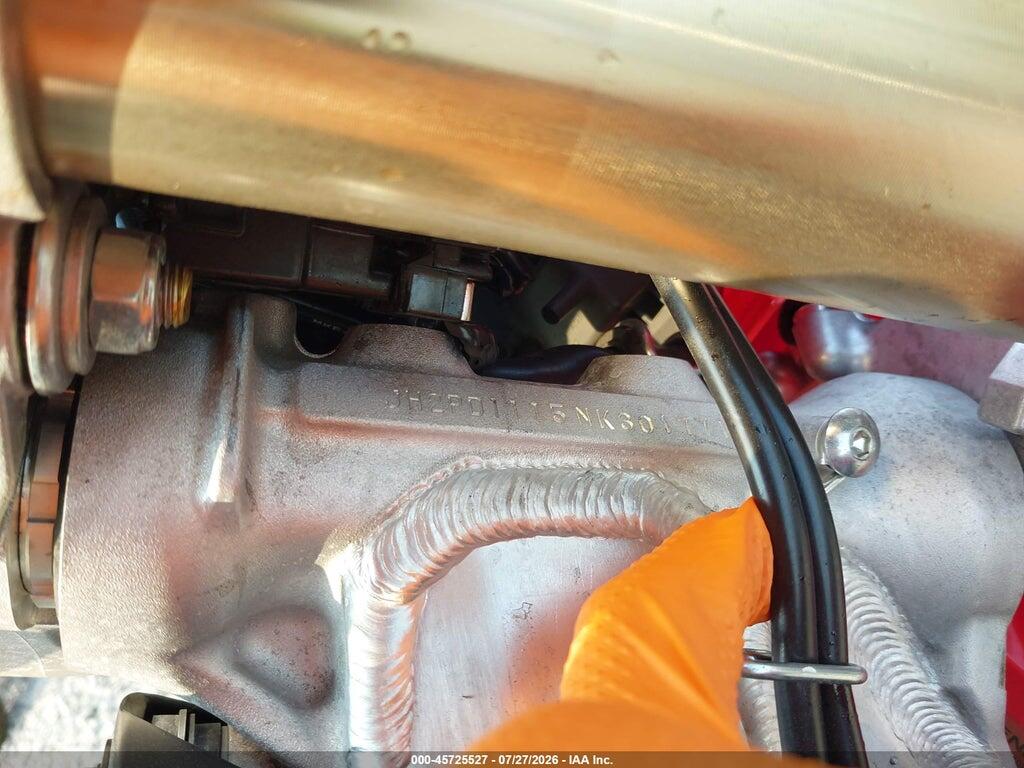 JH2PD1115NK301771 2022 HONDA CRF450 photo no. 10