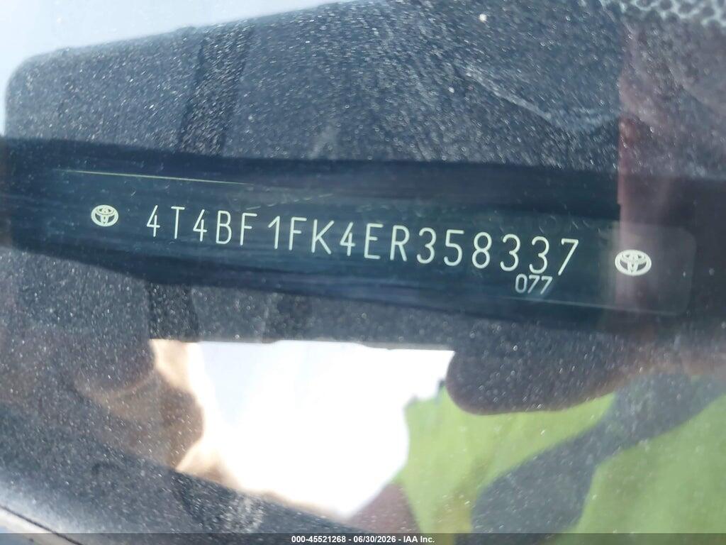 4T4BF1FK4ER358337 2014 TOYOTA CAMRY photo no. 9