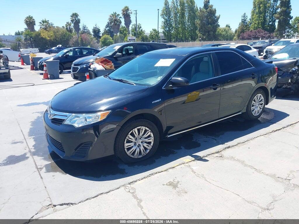 4T1BD1FK4EU098375 2014 TOYOTA CAMRY HYBRID photo no. 2