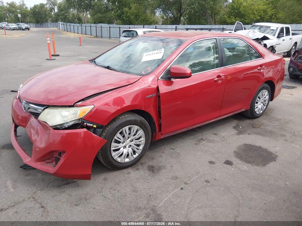 4T1BD1FK2EU129347 2014 TOYOTA CAMRY HYBRID photo no. 2