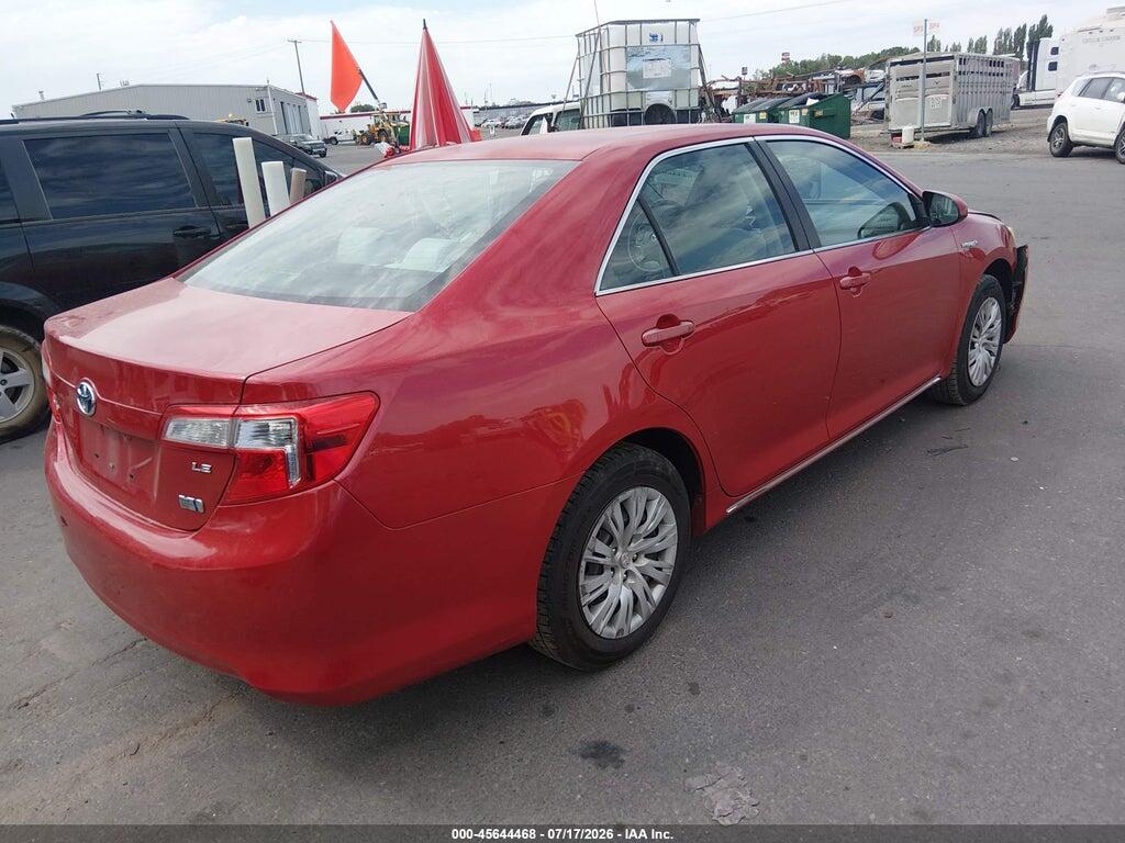 4T1BD1FK2EU129347 2014 TOYOTA CAMRY HYBRID photo no. 4