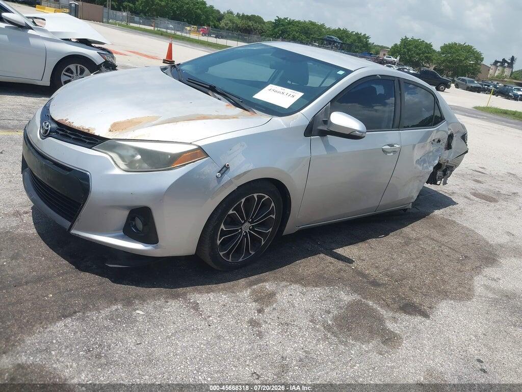 2T1BURHEXEC124727 2014 TOYOTA COROLLA photo no. 2