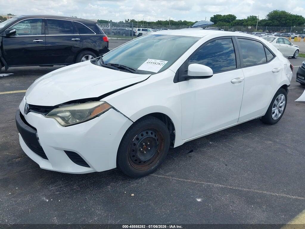 5YFBURHE7EP033494 2014 TOYOTA COROLLA photo no. 2