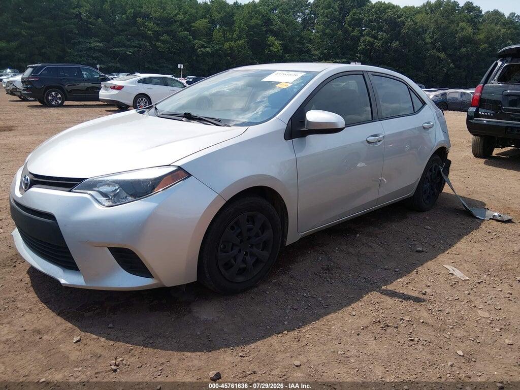 2T1BURHE9EC138103 2014 TOYOTA COROLLA photo no. 2