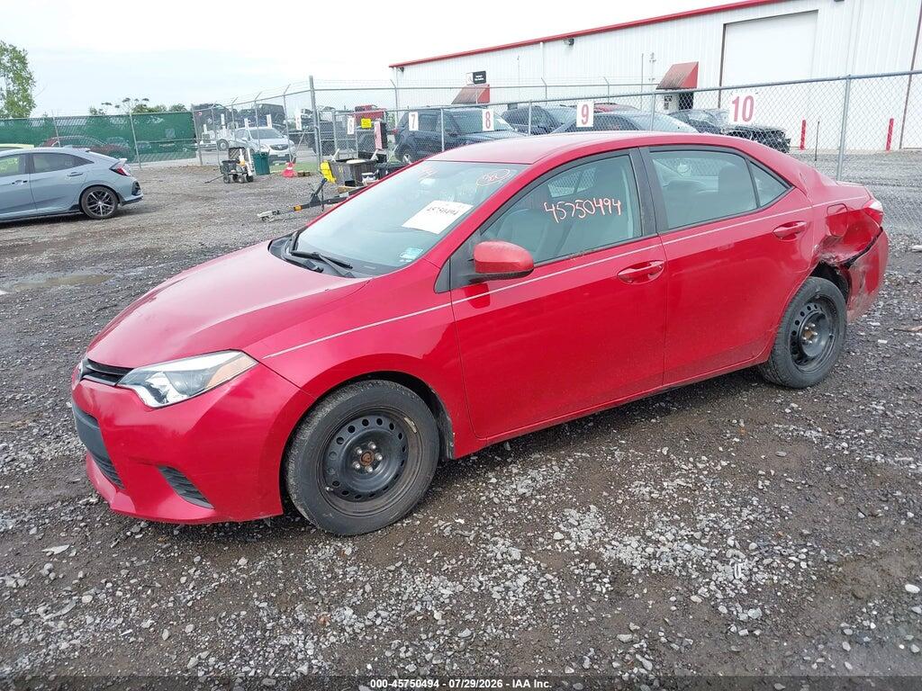 2T1BURHE5EC186567 2014 TOYOTA COROLLA photo no. 2