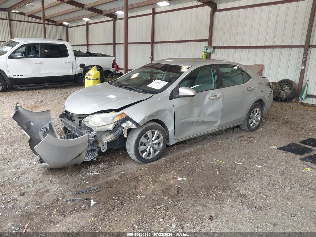 2T1BURHE9EC038583 2014 TOYOTA COROLLA photo no. 2