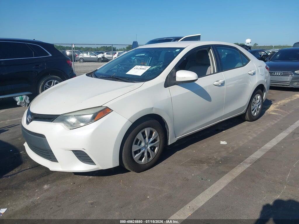 5YFBPRHE7EP005900 2014 TOYOTA COROLLA photo no. 2