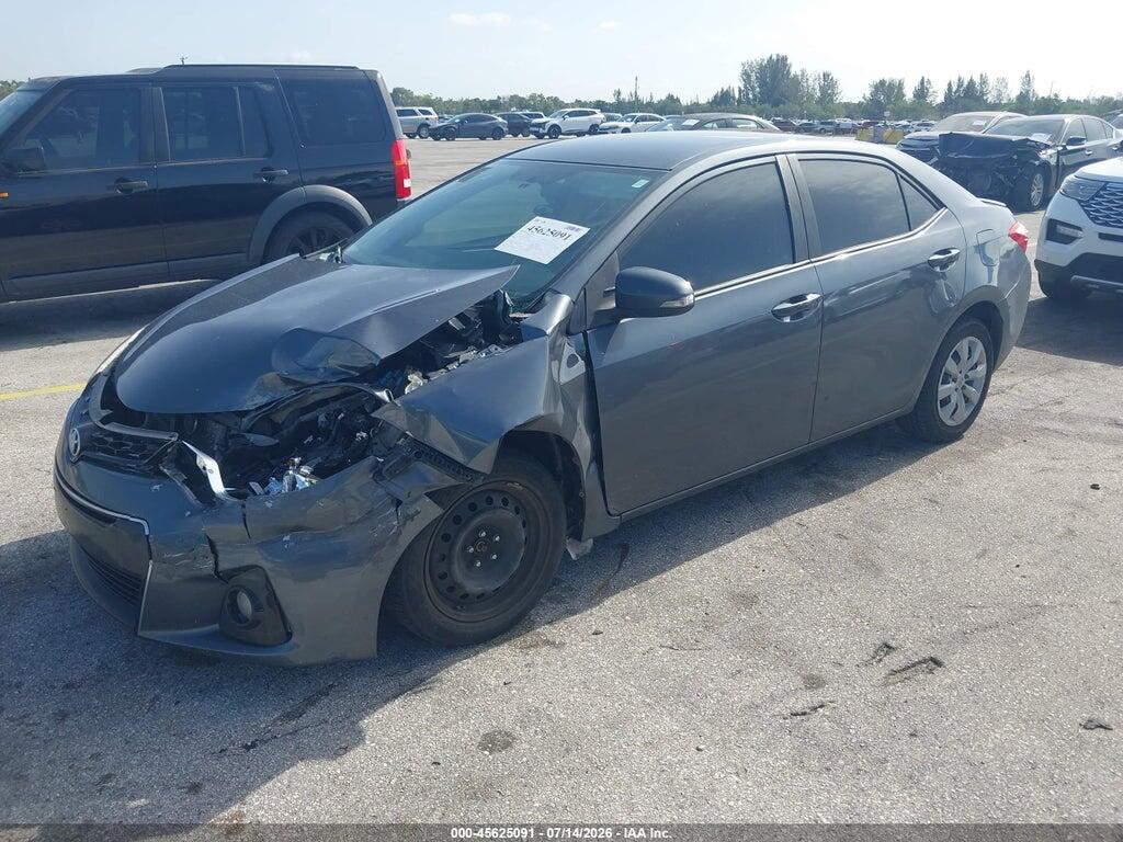 5YFBURHE5EP134596 2014 TOYOTA COROLLA photo no. 2