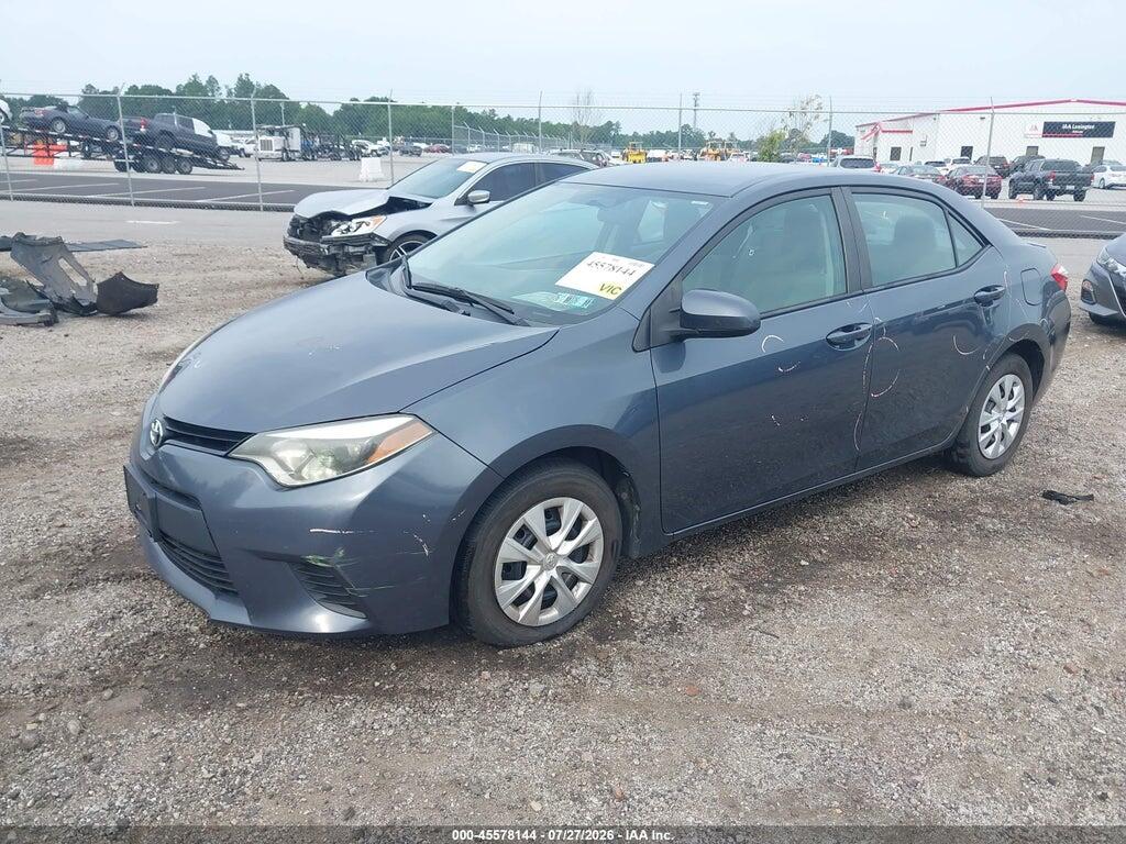 2T1BPRHE7EC192765 2014 TOYOTA COROLLA photo no. 2