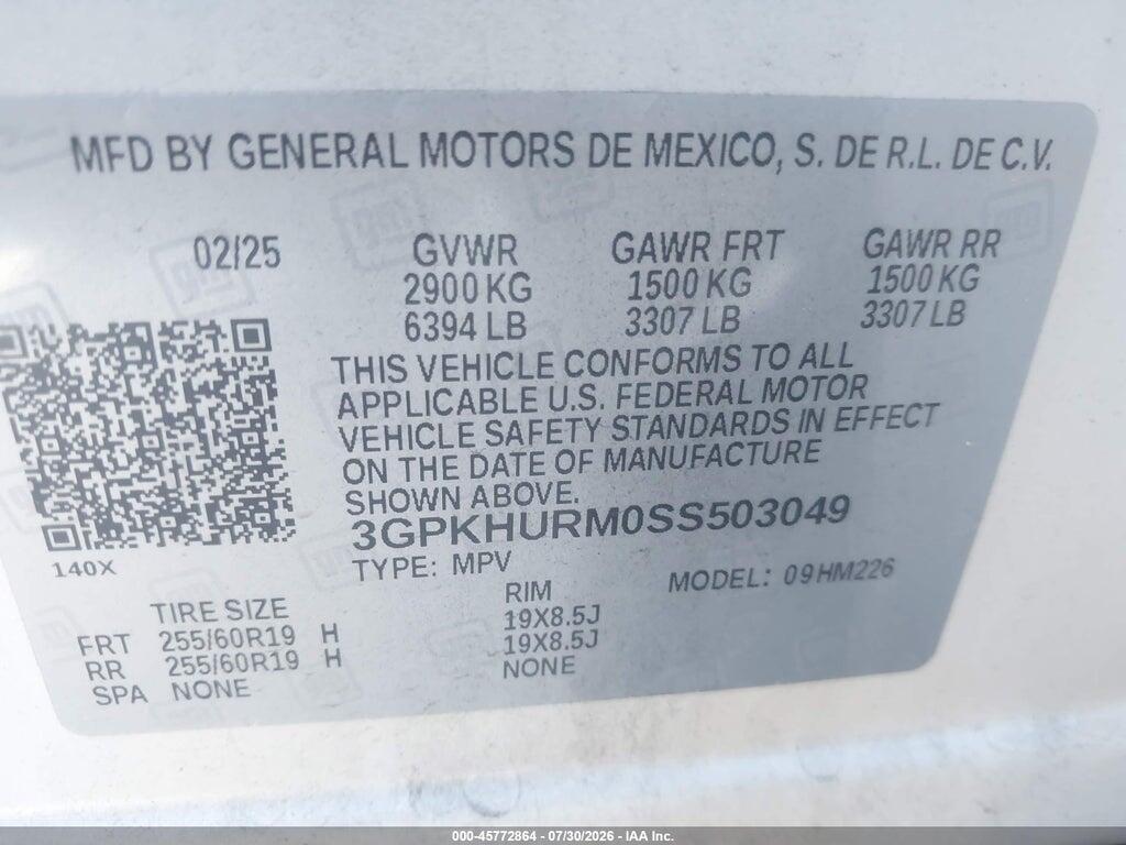 3GPKHURM0SS503049 2025 HONDA PROLOGUE photo no. 9