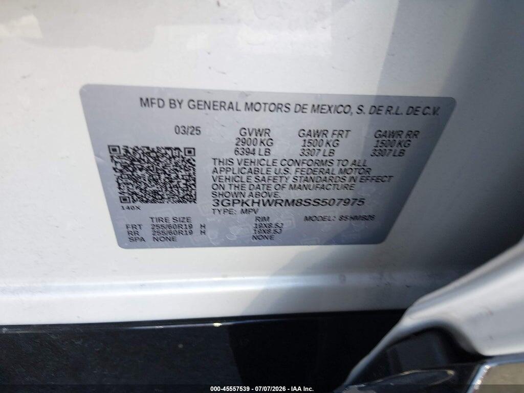 3GPKHWRM8SS507975 2025 HONDA PROLOGUE photo no. 9