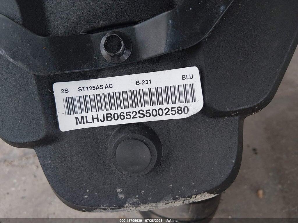MLHJB0652S5002580 2025 HONDA ST125 photo no. 10