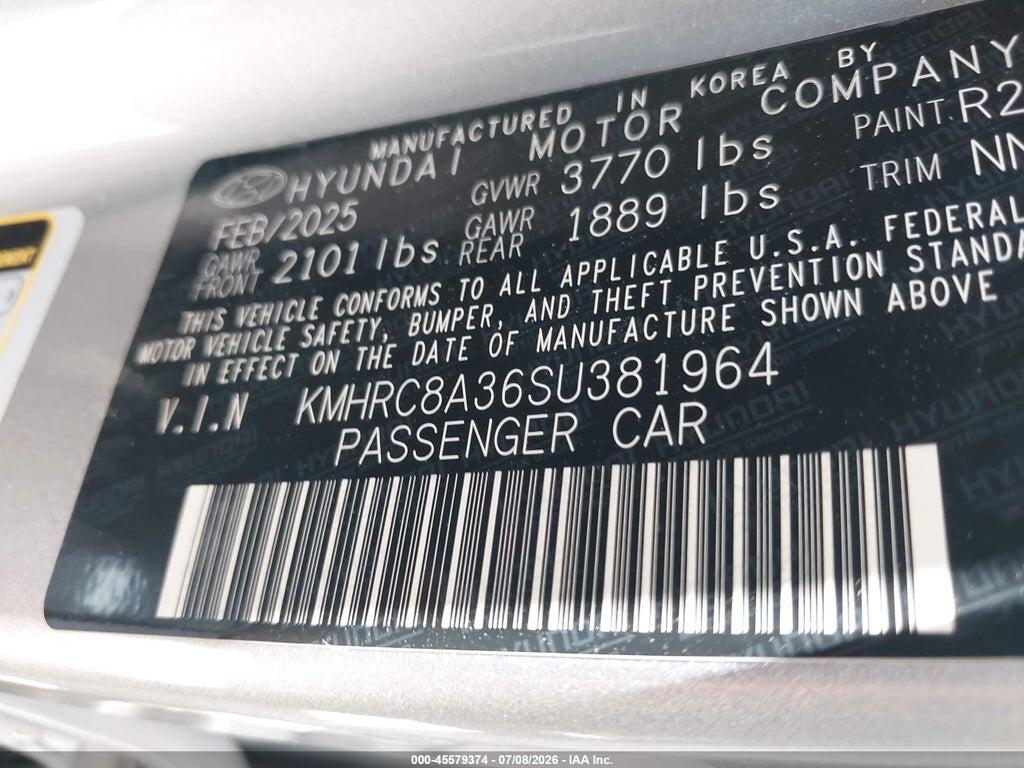 KMHRC8A36SU381964 2025 HYUNDAI VENUE photo no. 9