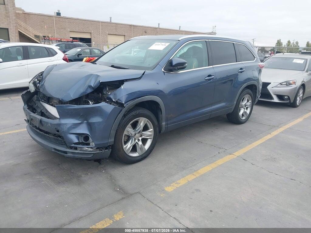 5TDYKRFH8ES011699 2014 TOYOTA HIGHLANDER photo no. 2