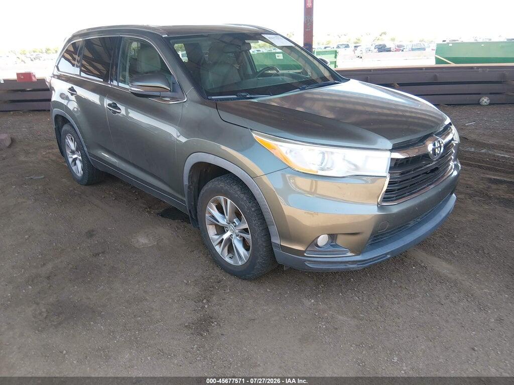5TDJKRFH1ES018480 2014 TOYOTA HIGHLANDER photo no. 1