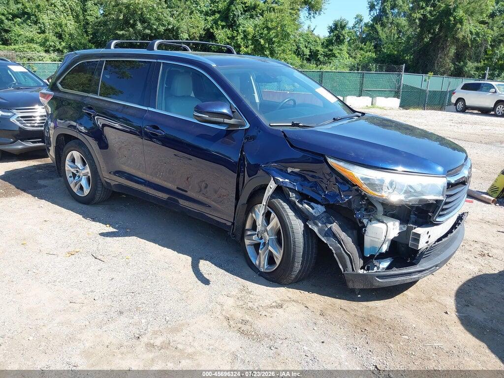 5TDDKRFH8ES031899 2014 TOYOTA HIGHLANDER photo no. 1