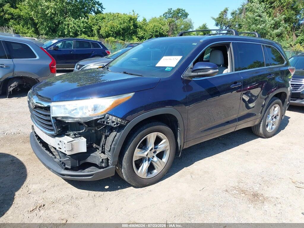 5TDDKRFH8ES031899 2014 TOYOTA HIGHLANDER photo no. 2