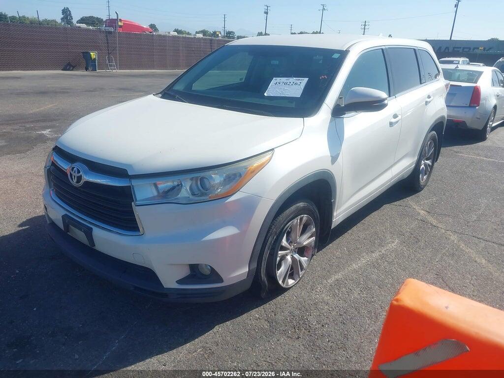 5TDBKRFH9ES067964 2014 TOYOTA HIGHLANDER photo no. 2